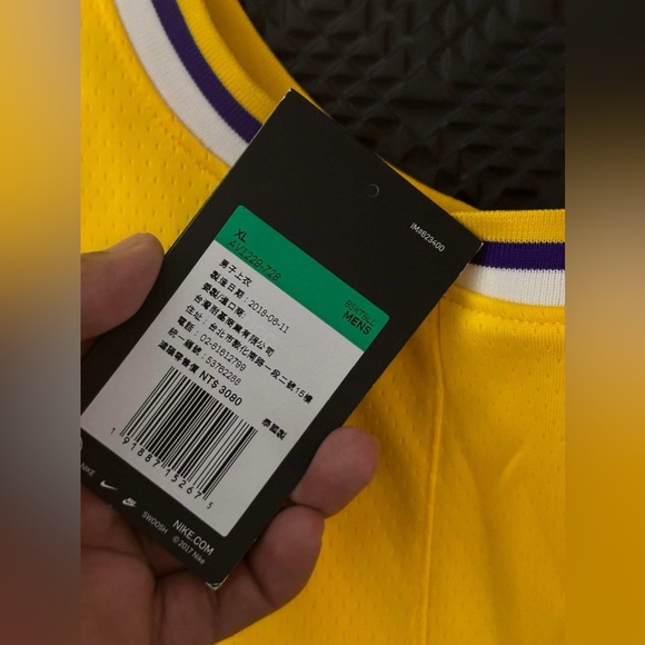 Kobe authentic Nike jersey 52 xl - Picture 6 of 7